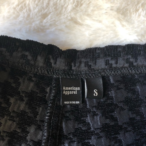 Houndstooth American Apparel Shorts - Picture 4 of 4